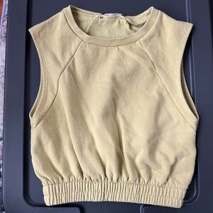 Zara Light Yellow/Green Top